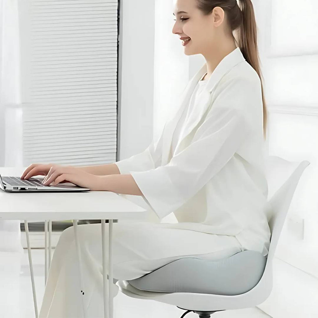 Cuscino per seduta ErgoPro in memory foam — Supporto della postura, sollievo dal coccige - Desfino