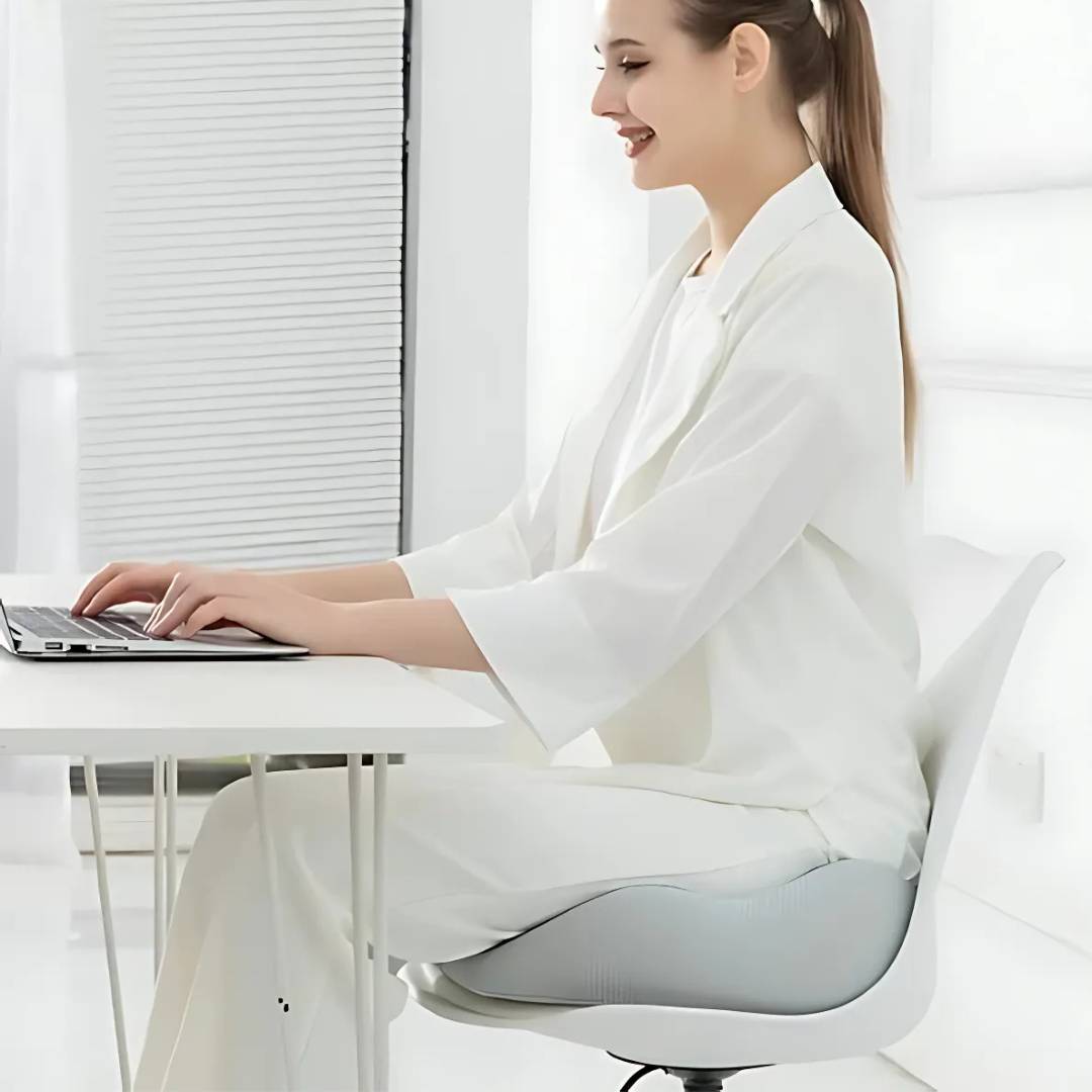 Cuscino per seduta ErgoPro in memory foam — Supporto della postura, sollievo dal coccige - Desfino