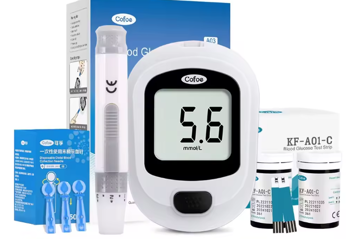 AstraGlide-kannettava verensokerimittarisarja — testiliuskat ja lansetit - Desfino