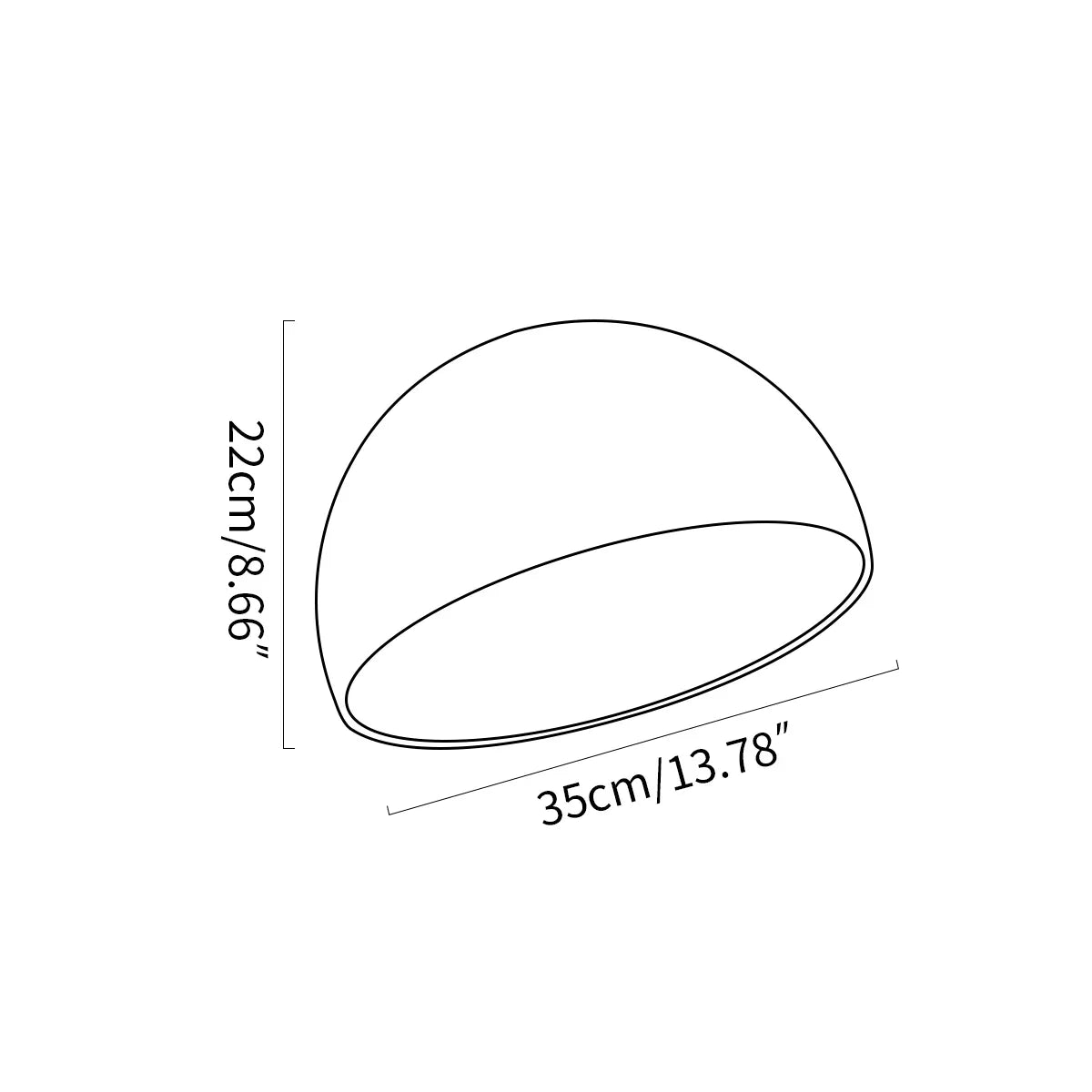 Duo Plane/Slanted Ceiling Lamp | Desfino