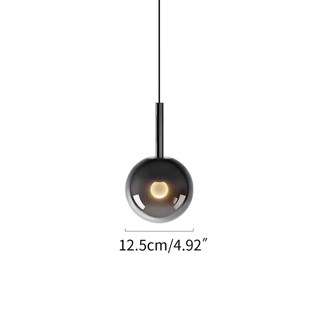 Adjustable Bedside Glass Pendant Light | Desfino