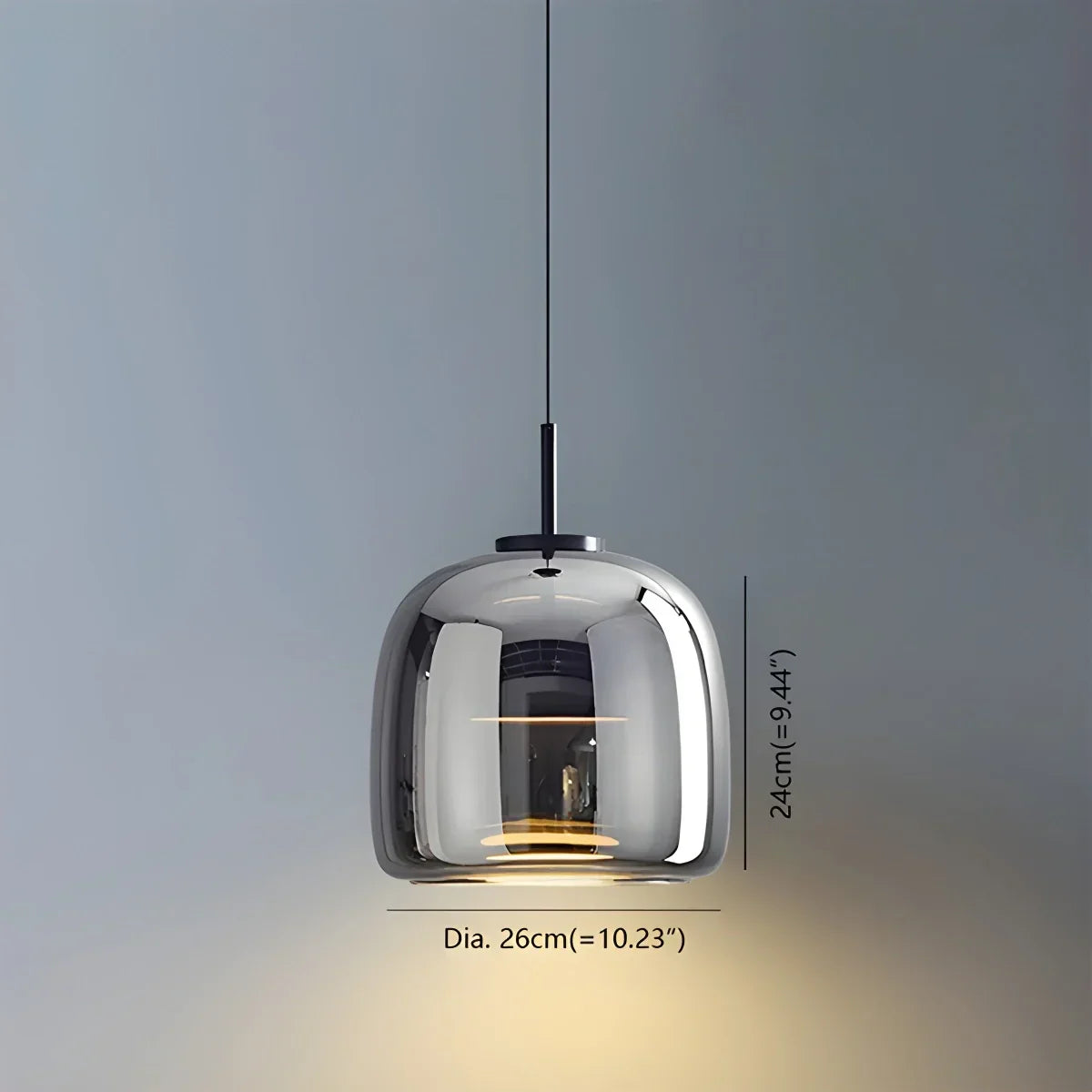 Modern Glass Pendant Light for Dining Room | Desfino