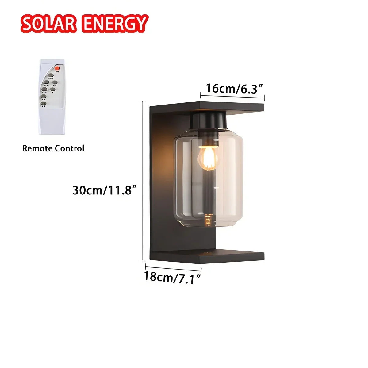 Outdoor Lantern Cover Glass Wall Lamp | Desfino