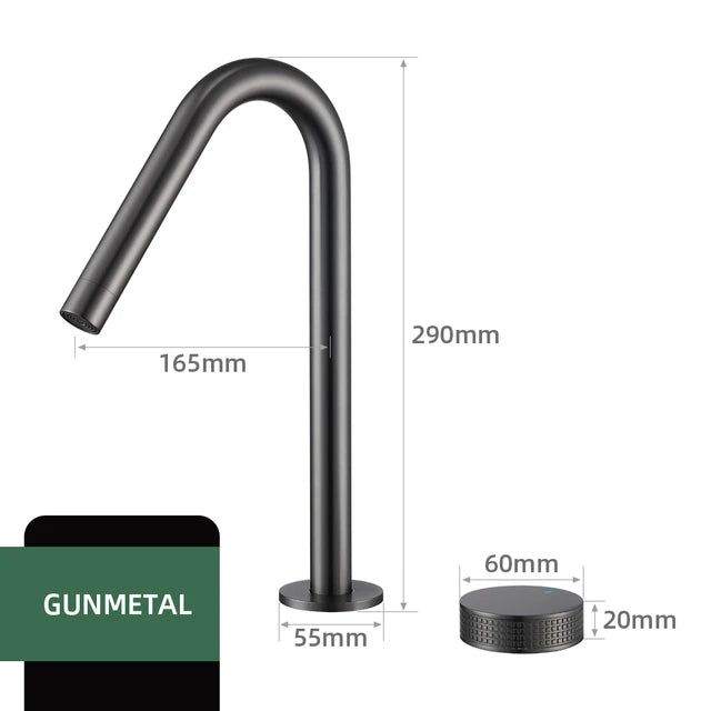 NexaFlow Single-Handle Basin Faucet — 360° Swivel Spout - Desfino