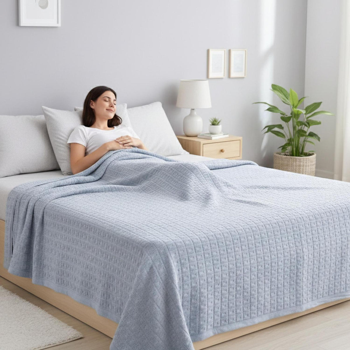 Quilt de toalla de algodón Stella — cubierta de verano ligera y transpirable - Desfino