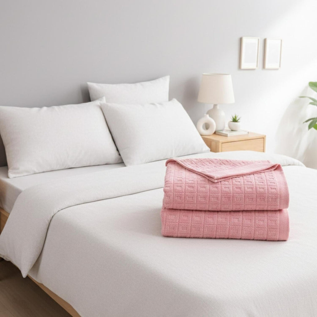 Quilt de toalla de algodón Stella — cubierta de verano ligera y transpirable - Desfino