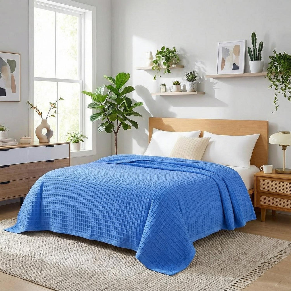 Quilt de toalla de algodón Stella — cubierta de verano ligera y transpirable - Desfino