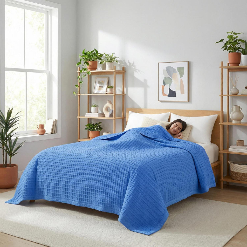 Quilt de toalla de algodón Stella — cubierta de verano ligera y transpirable - Desfino