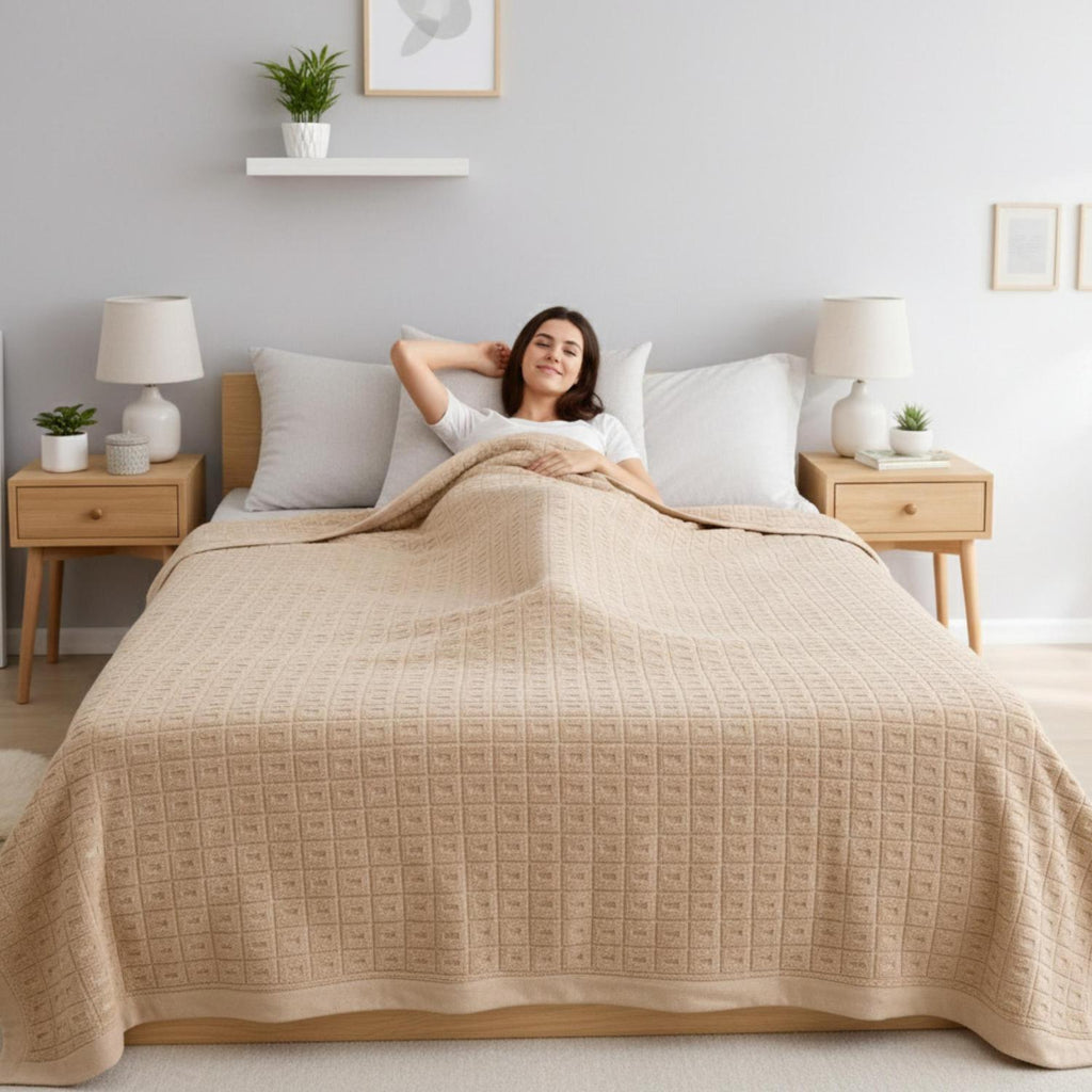 Quilt de toalla de algodón Stella — cubierta de verano ligera y transpirable - Desfino