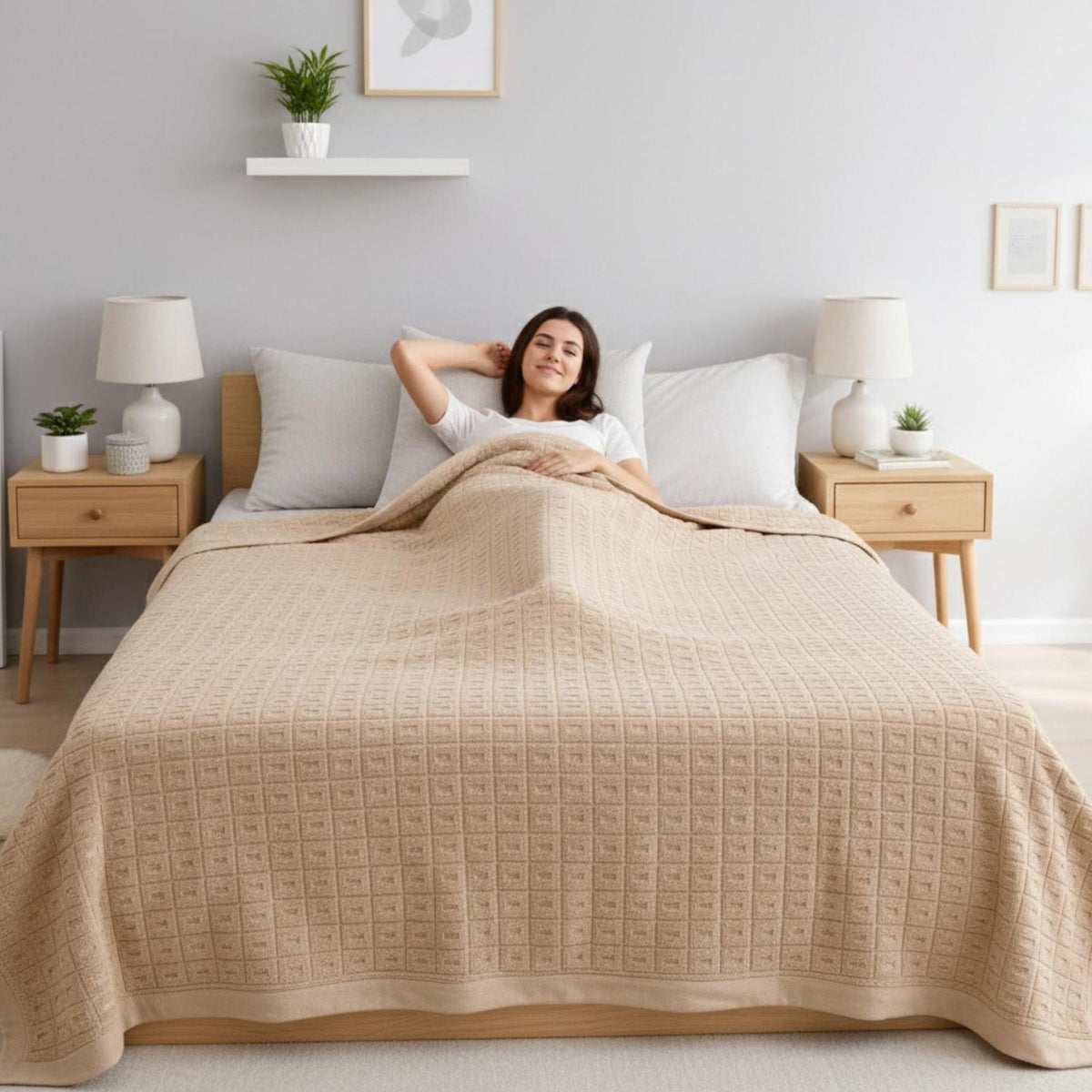 Quilt de toalla de algodón Stella — cubierta de verano ligera y transpirable - Desfino