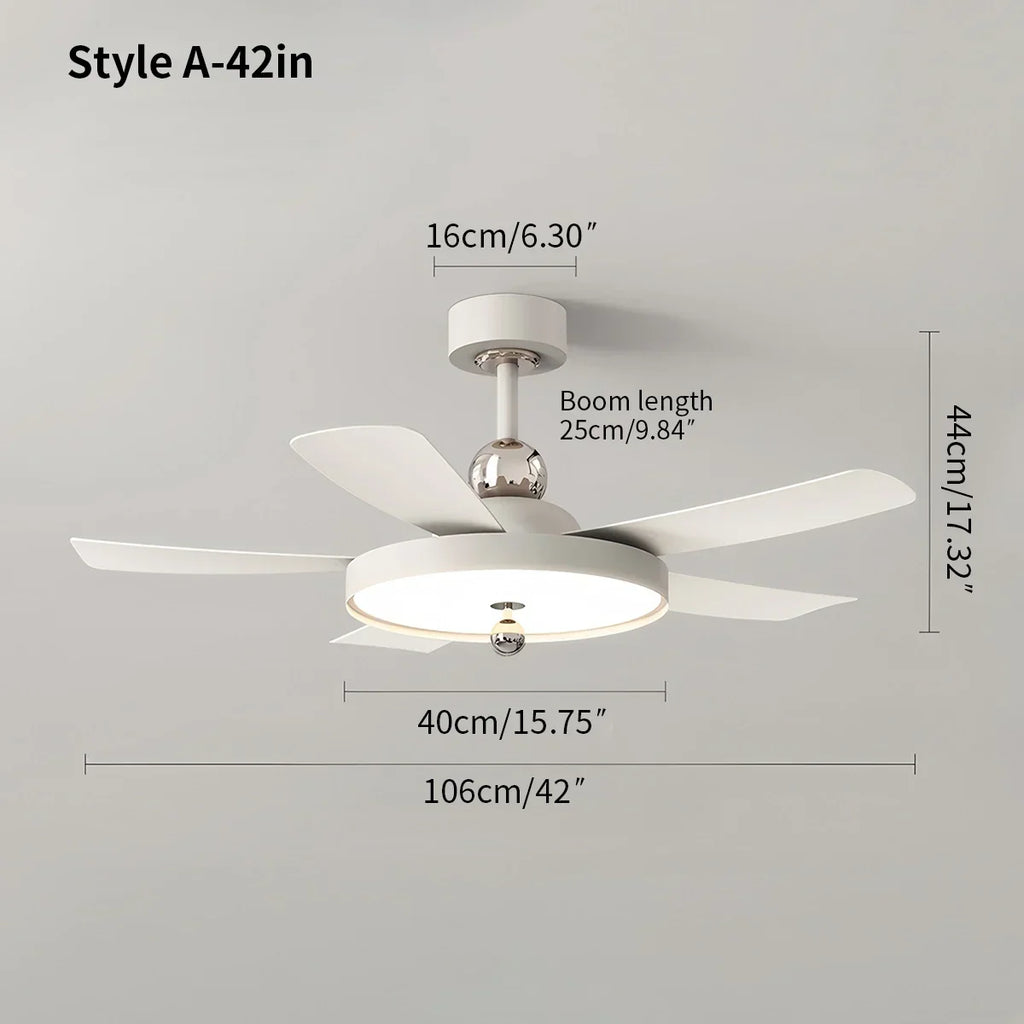 Leiser Deckenventilator mit Licht und Fernbedienung | Desfino
