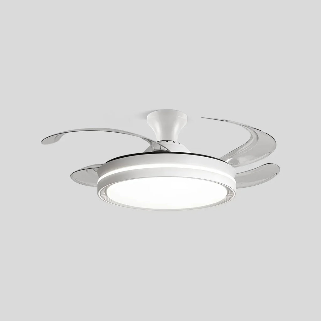 Moderner leiser Deckenventilator mit Fernbedienung und Licht | Desfino