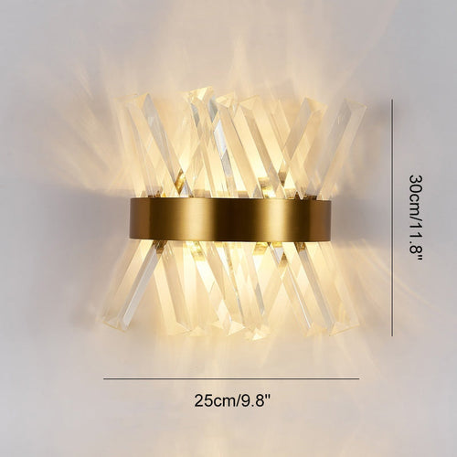 Crystal Glass Luxury Wall Sconce Lighting | Desfino