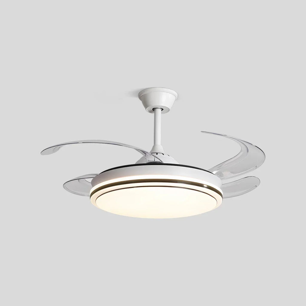 Modern Remote Control Ceiling Fan with LED Light | Desfino