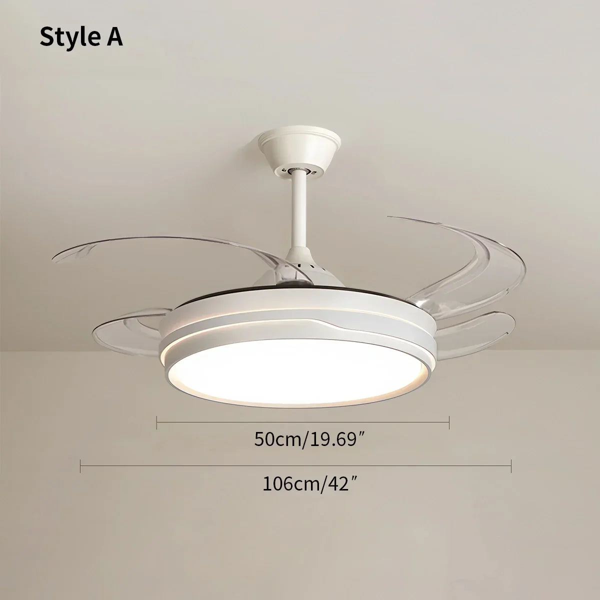 LED Ceiling Fan Light with Remote Control | Desfino