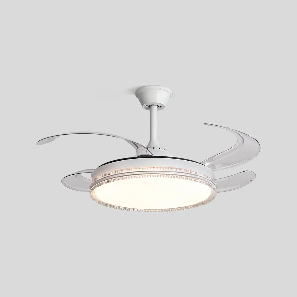 Moderne LED-Deckenventilatorleuchten mit Fernbedienung | Desfino