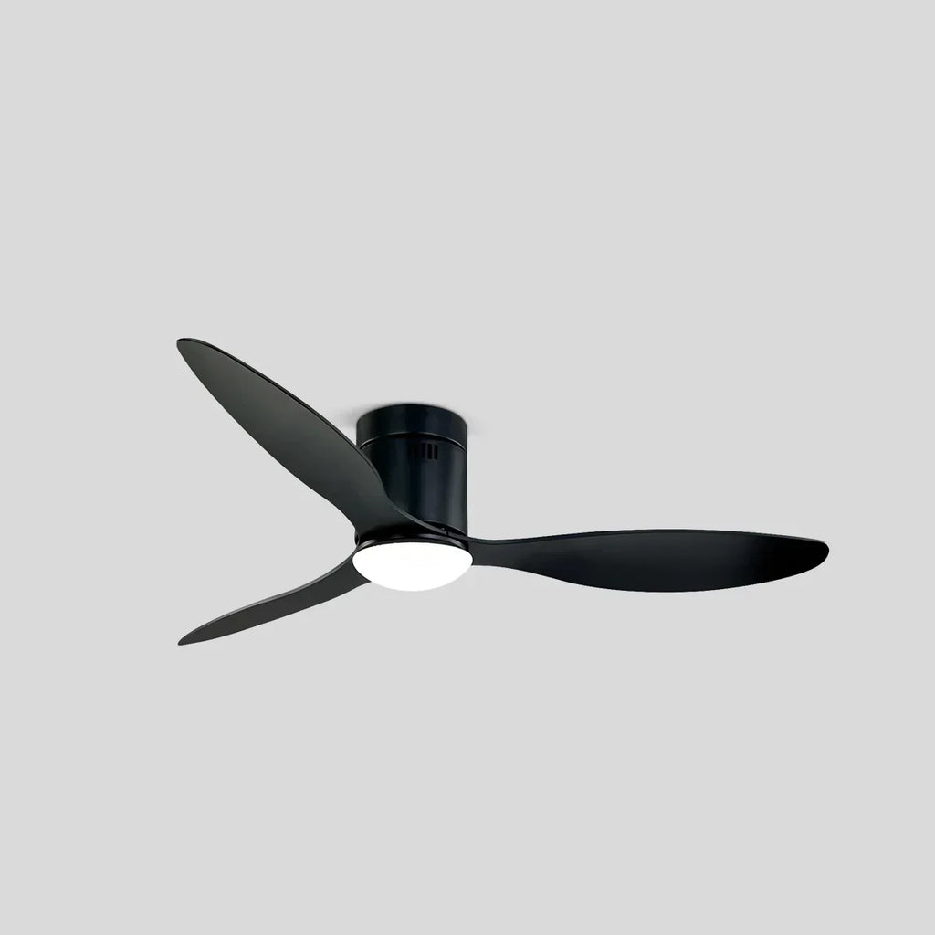 Moderner Deckenventilator mit 3 Flügeln und Licht | Desfino