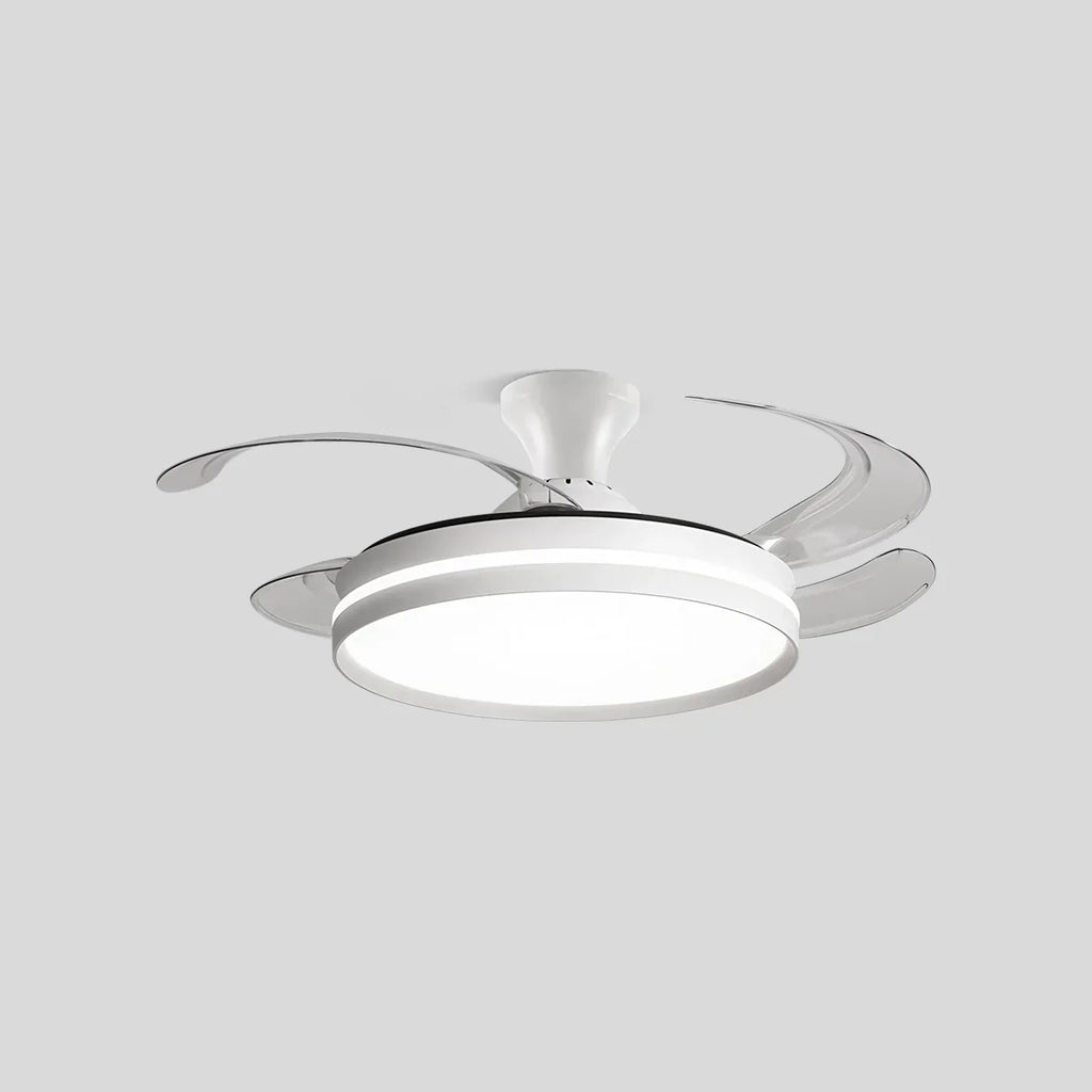 Moderner leiser Deckenventilator mit Fernbedienung und Licht | Desfino