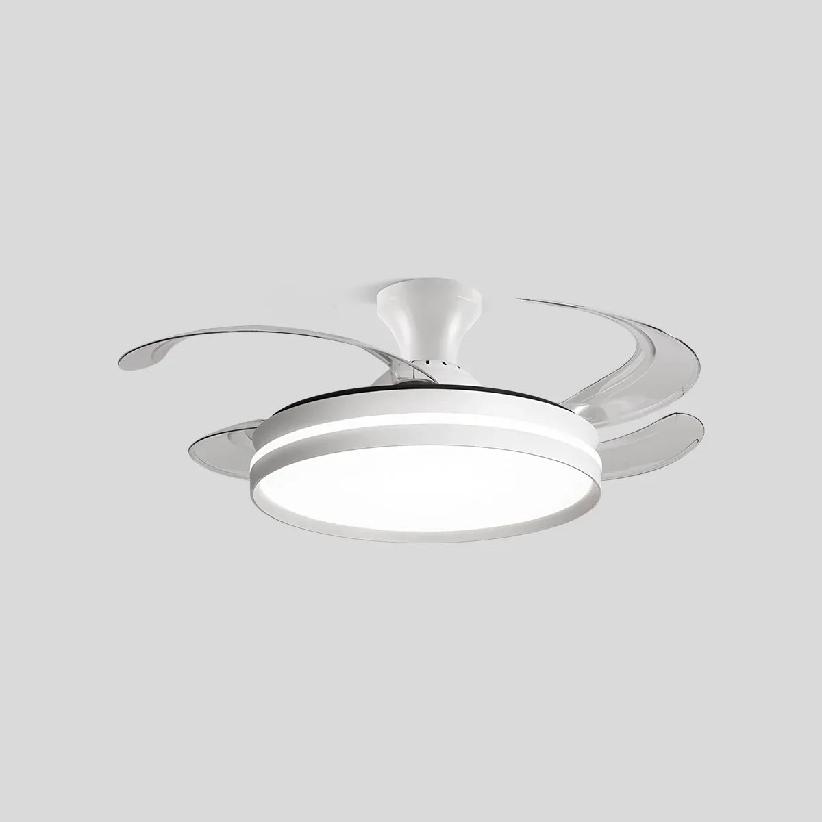 Moderner leiser Deckenventilator mit Fernbedienung und Licht | Desfino