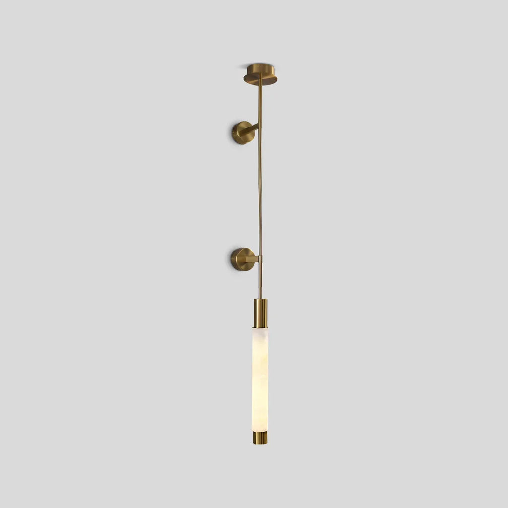 Moderne längliche Wandleuchte aus spanischem Alabaster | Desfino