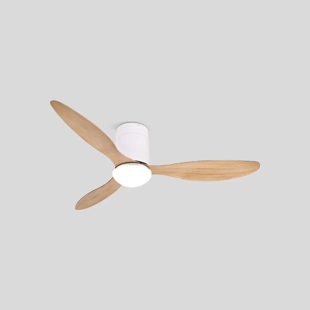 Moderner Deckenventilator mit 3 Flügeln und Licht | Desfino