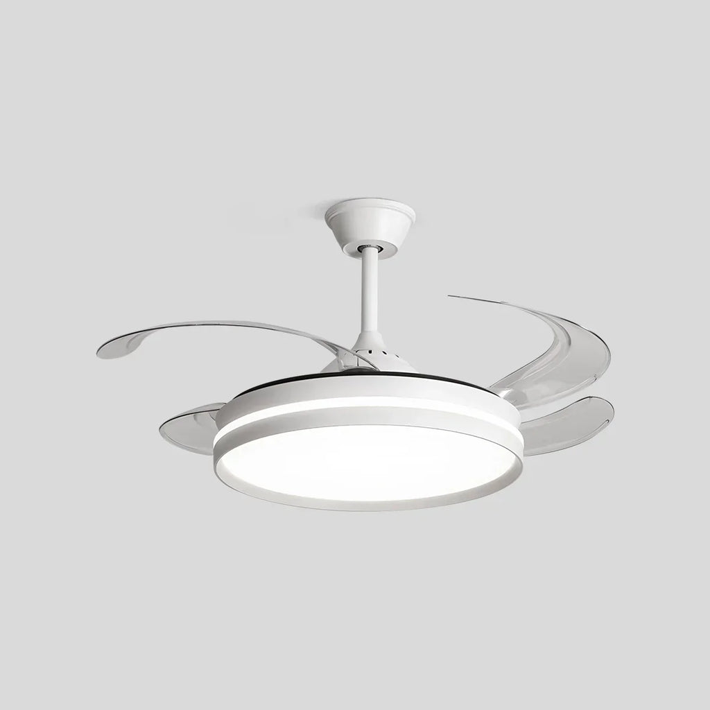 Moderner leiser Deckenventilator mit Fernbedienung und Licht | Desfino