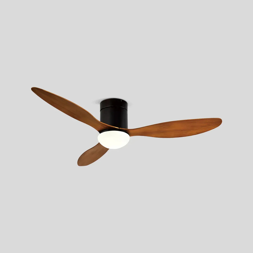 Moderner Deckenventilator mit 3 Flügeln und Licht | Desfino