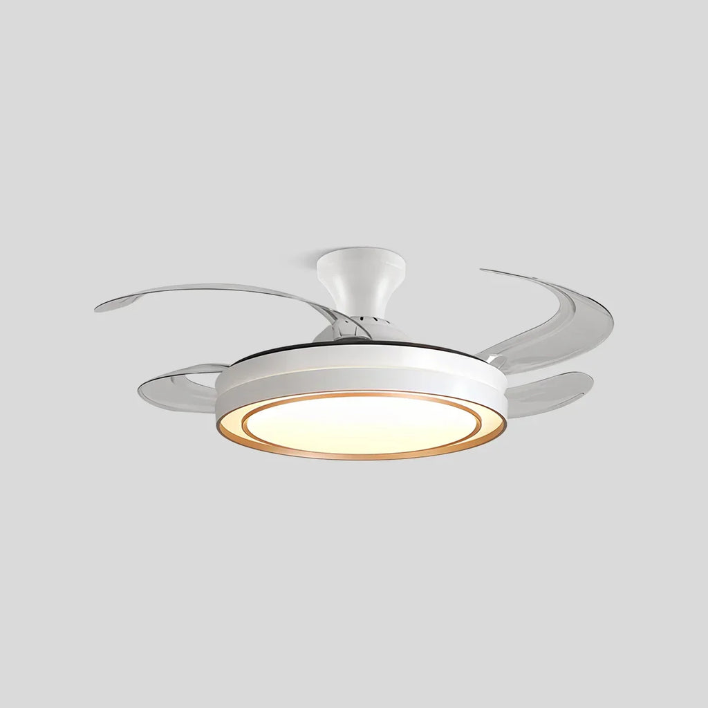 Modern Round Ceiling Fan Light with Remote Control | Desfino