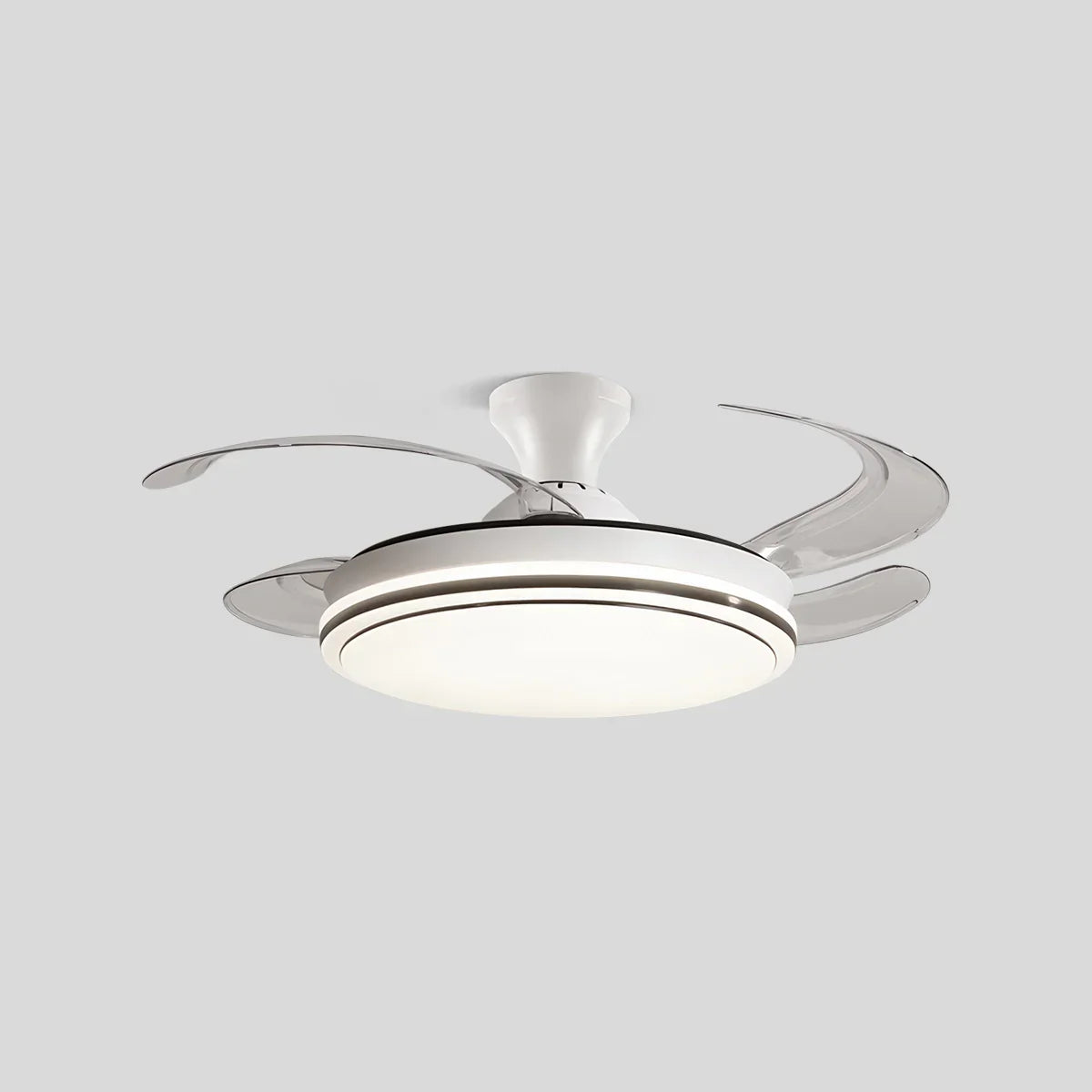 Modern Remote Control Ceiling Fan with LED Light | Desfino