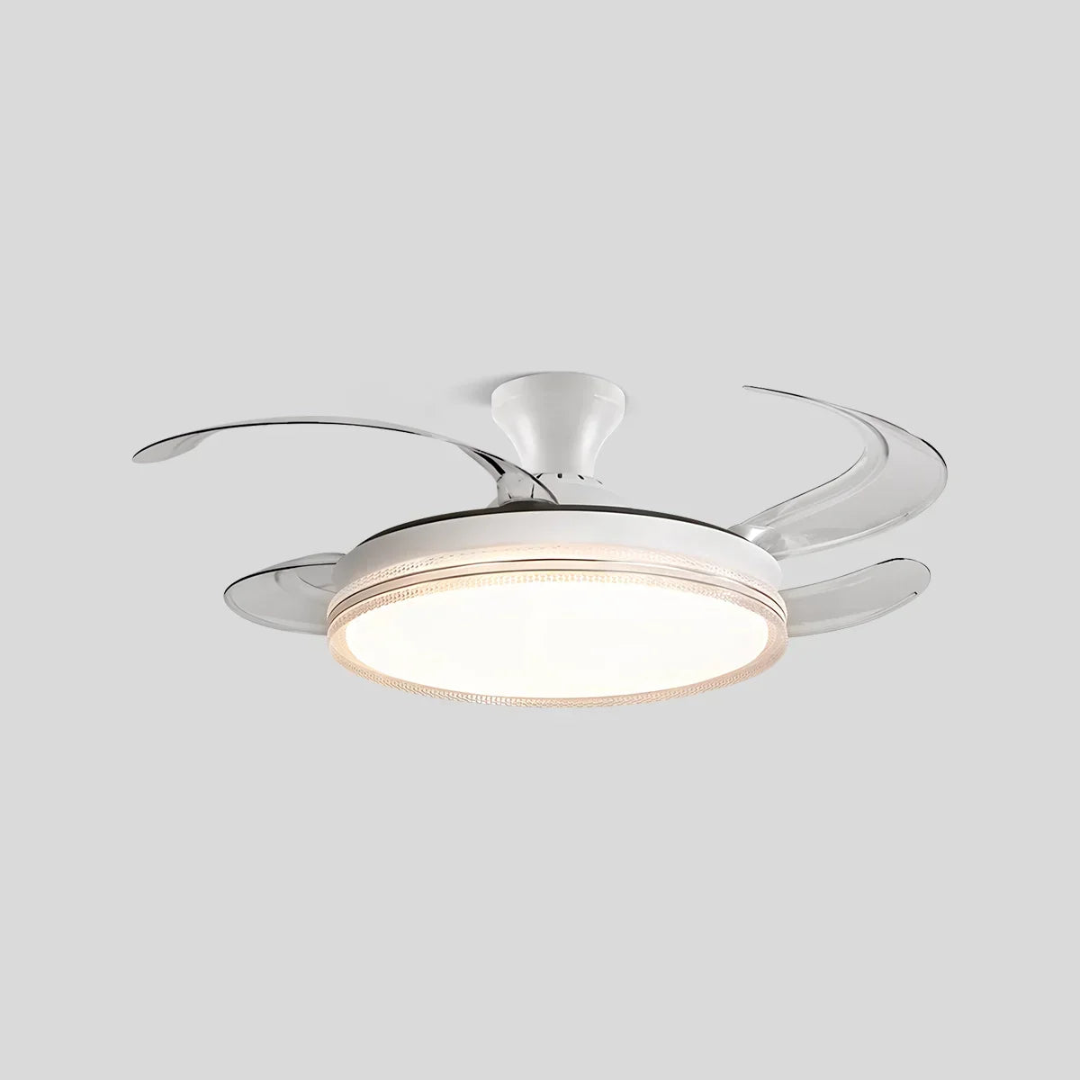 Moderne LED-Deckenventilatorleuchten mit Fernbedienung | Desfino