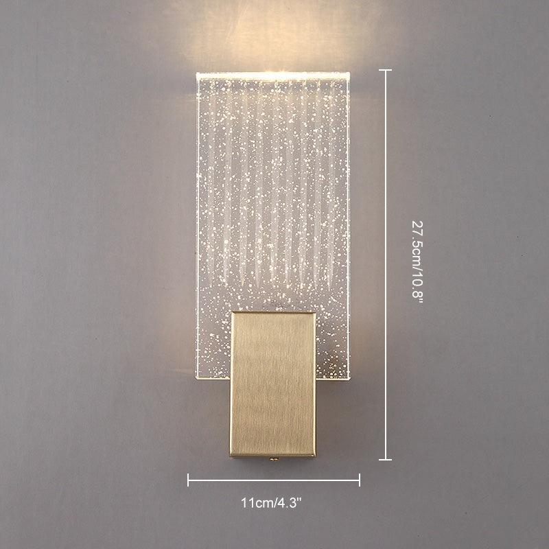 Crystal Glass Luxury Wall Sconce | Desfino