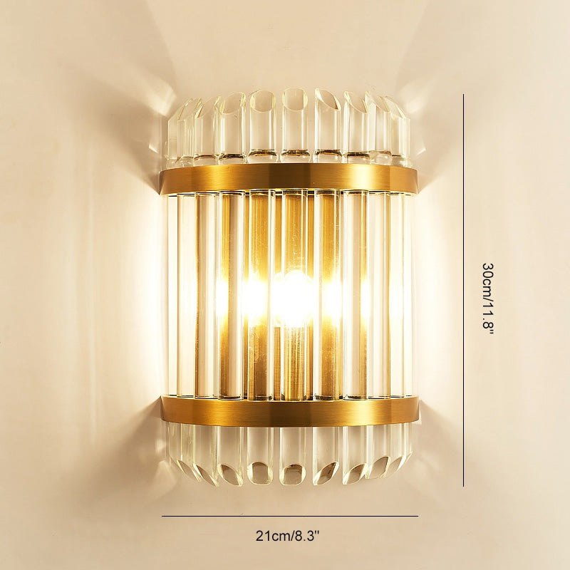 Crystal Glass Luxury Wall Sconce | Desfino
