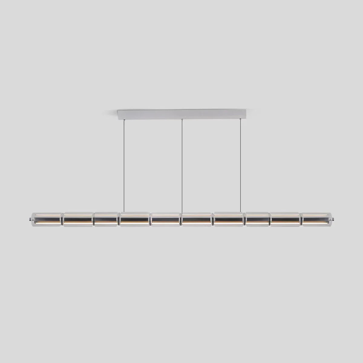 Minimalist Long Glass Pendant Light | Desfino