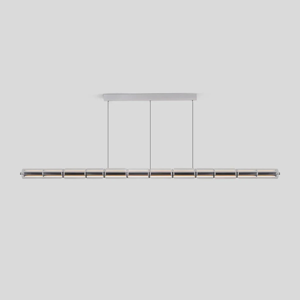 Minimalist Long Glass Pendant Light | Desfino
