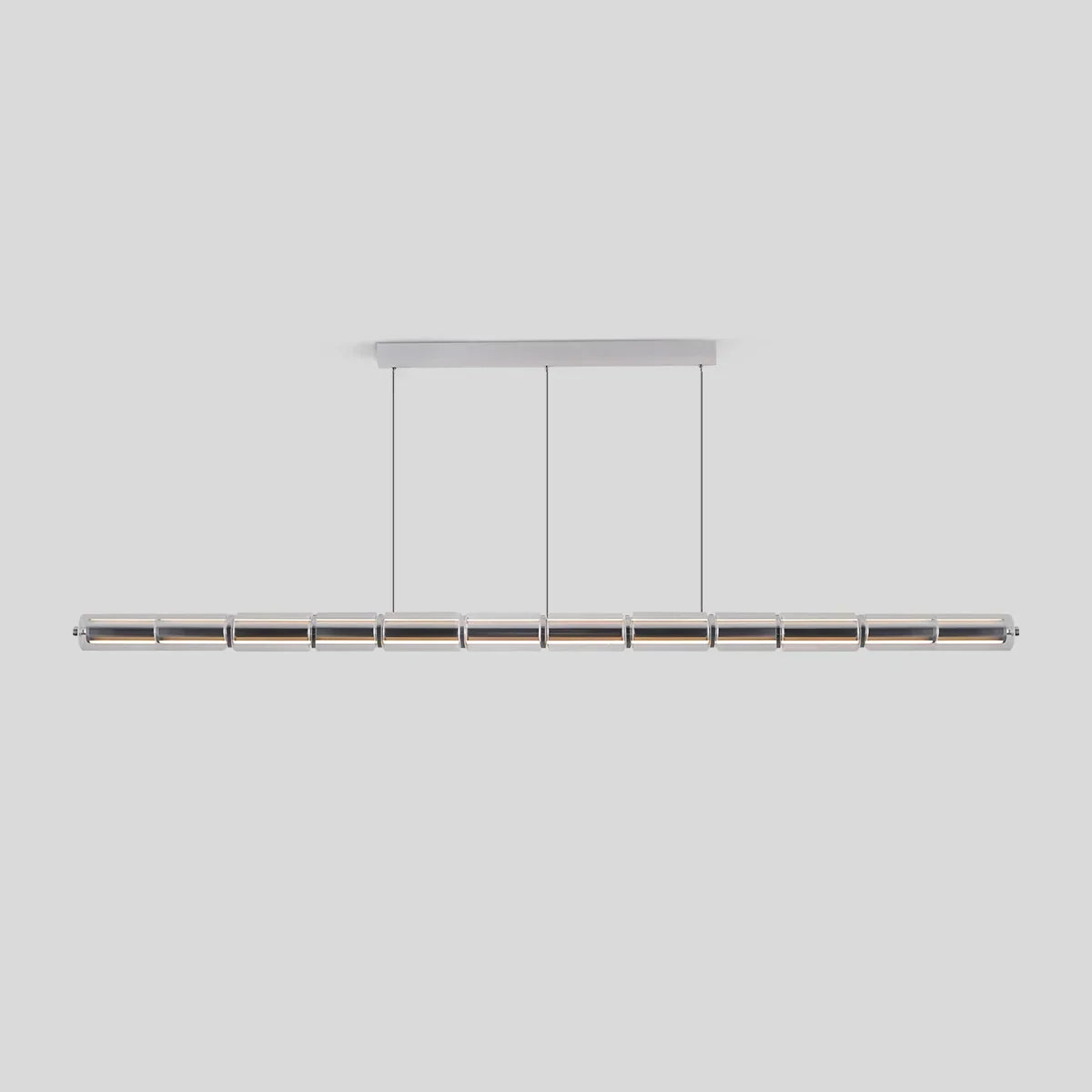 Minimalist Long Glass Pendant Light | Desfino