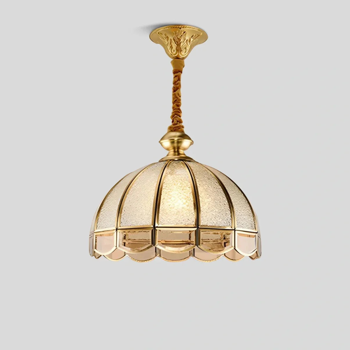 European Style Copper Pendant Light for Living Room | Desfino
