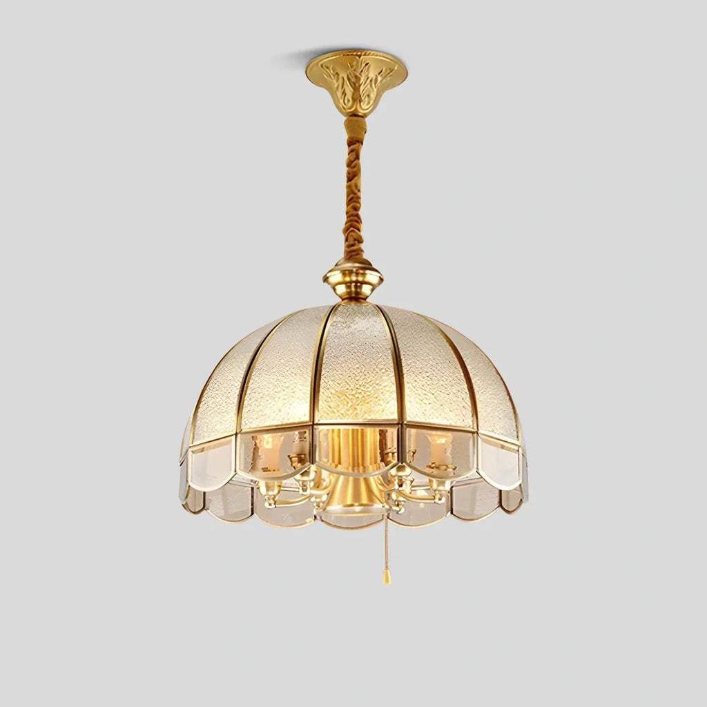 European Style Copper Pendant Light for Living Room | Desfino