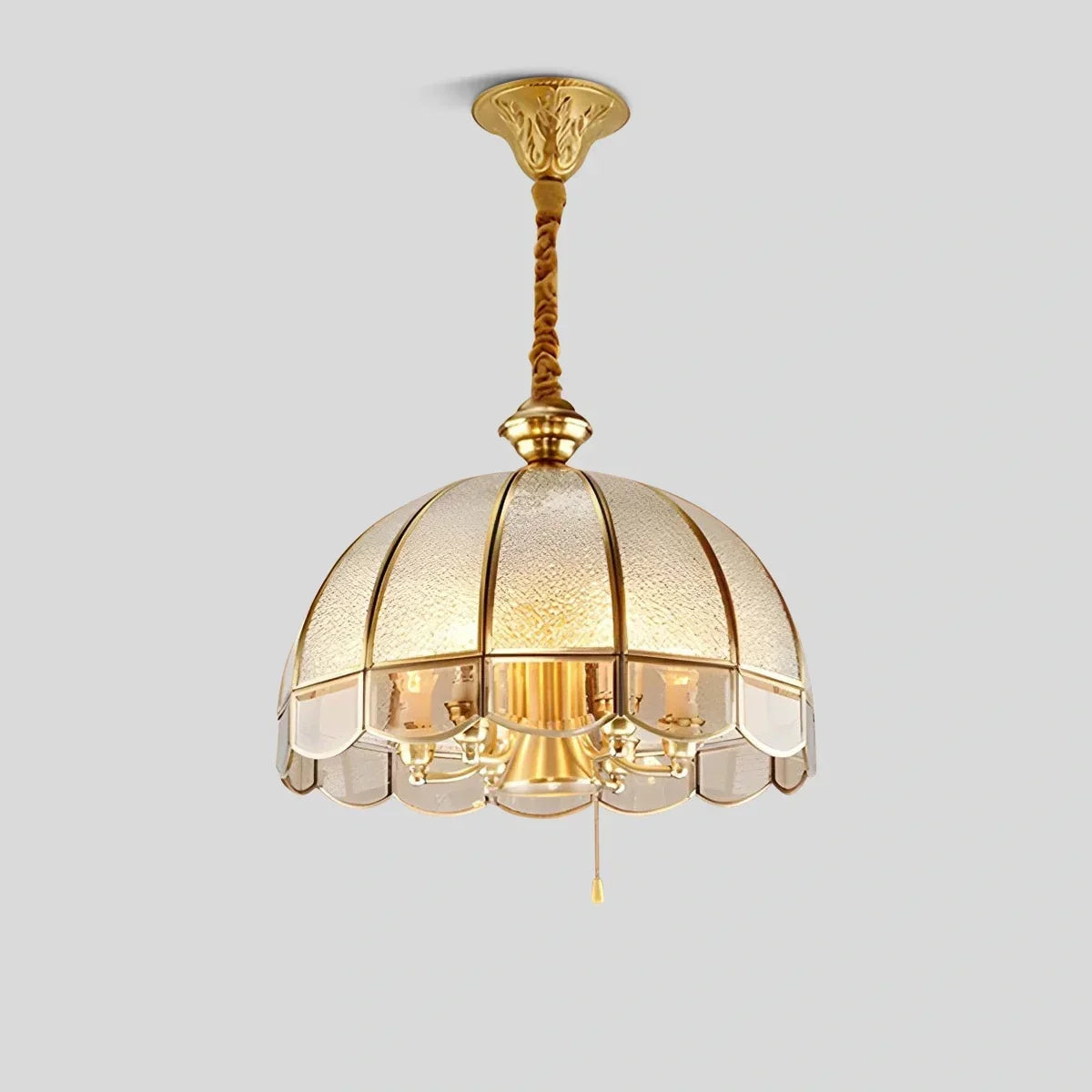 European Style Copper Pendant Light for Living Room | Desfino