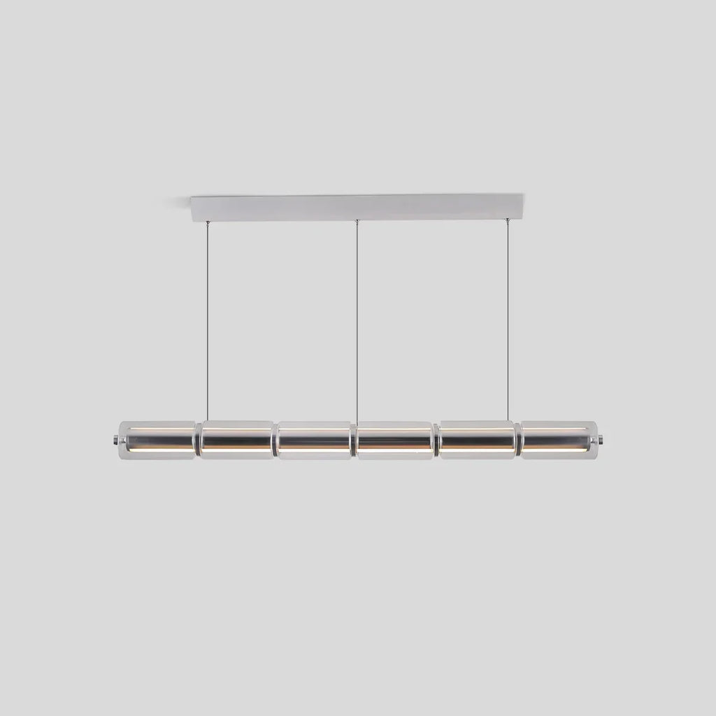 Minimalist Long Glass Pendant Light | Desfino