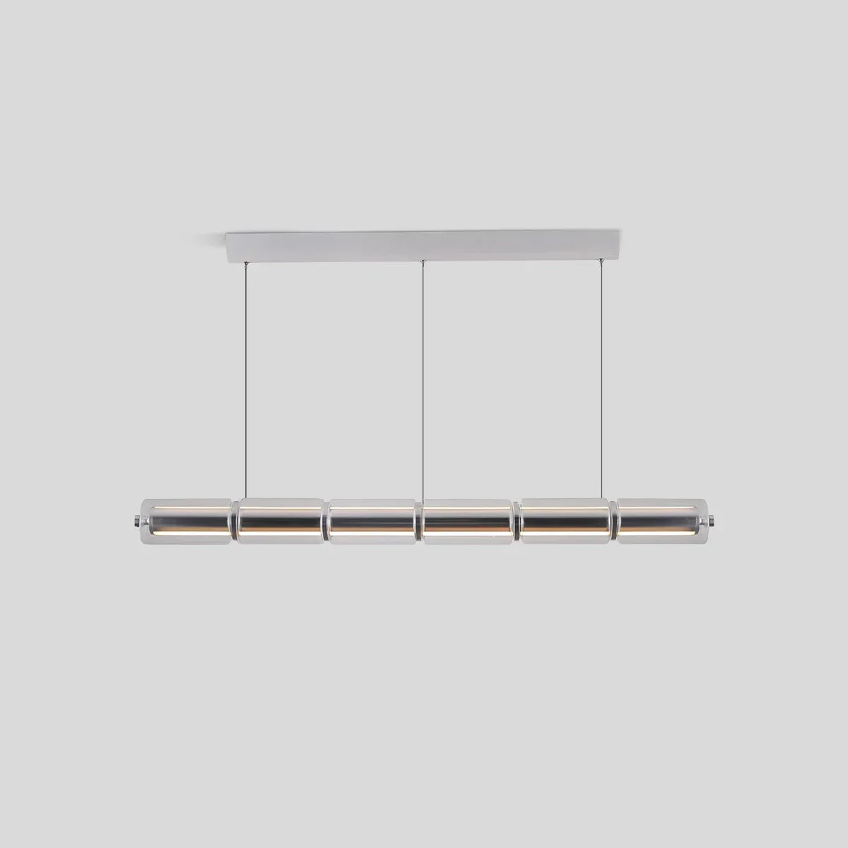 Minimalist Long Glass Pendant Light | Desfino
