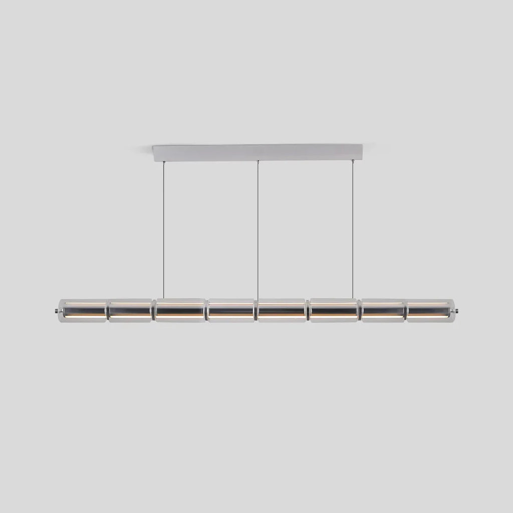 Minimalist Long Glass Pendant Light | Desfino