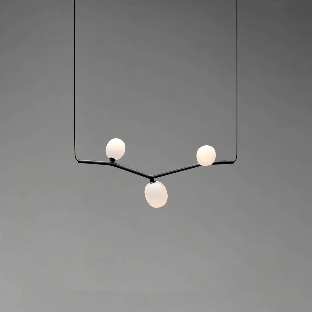 Nordischer kreativer Kronleuchter aus Glas mit Ästen | Desfino