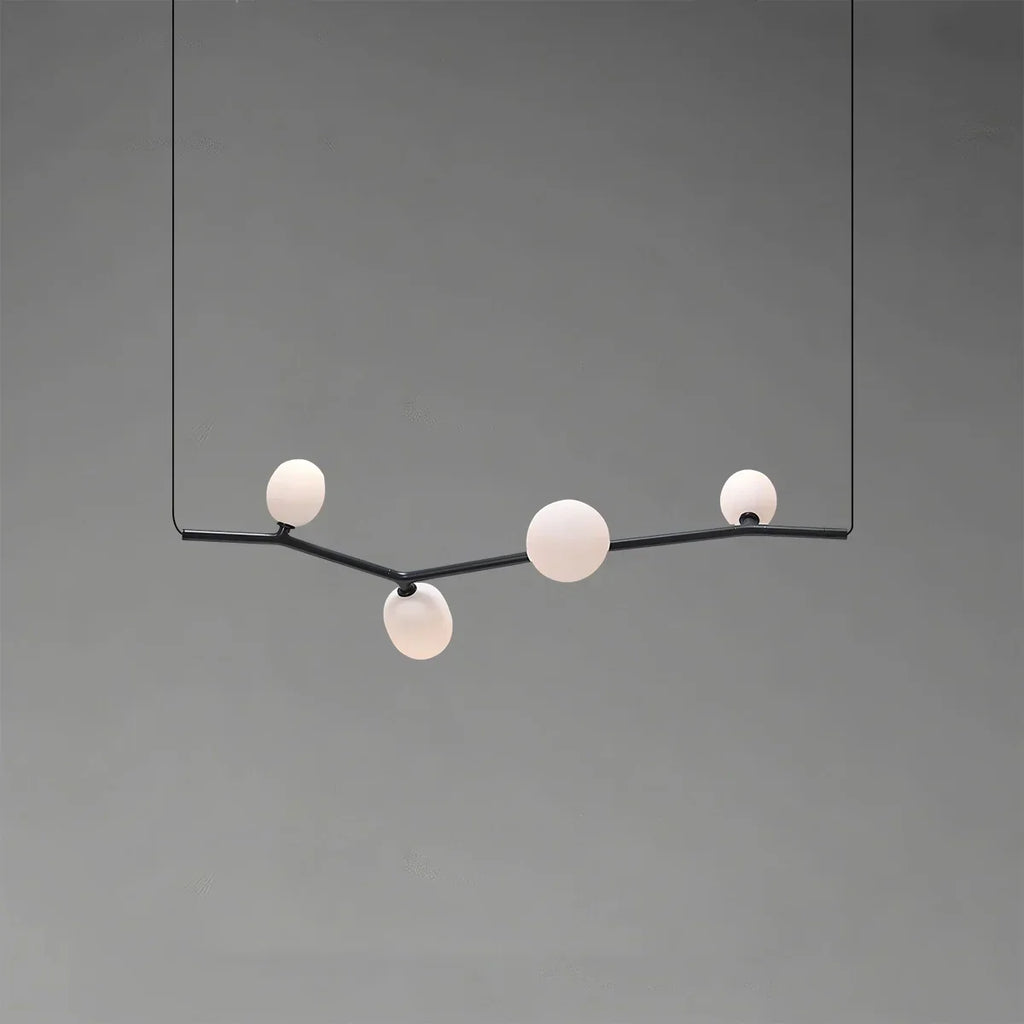 Nordischer kreativer Kronleuchter aus Glas mit Ästen | Desfino