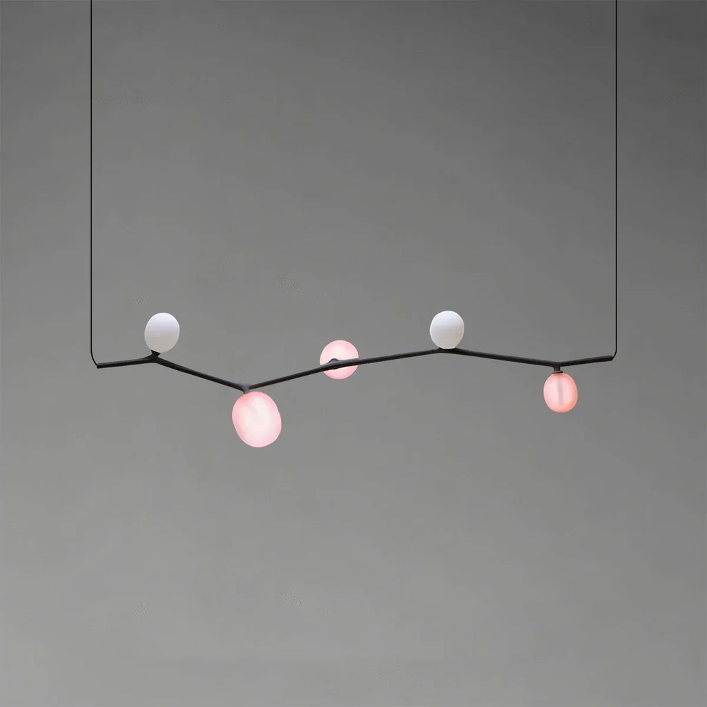 Nordischer kreativer Kronleuchter aus Glas mit Ästen | Desfino