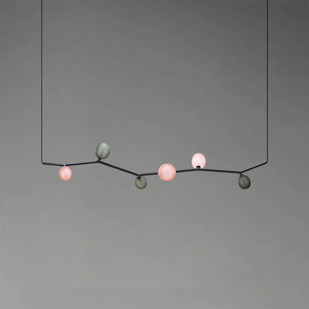 Nordischer kreativer Kronleuchter aus Glas mit Ästen | Desfino