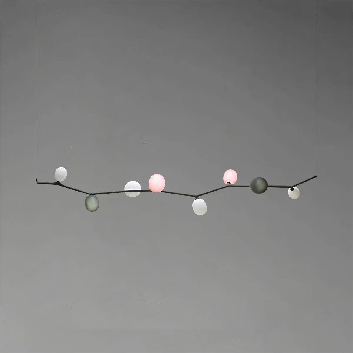 Nordischer kreativer Kronleuchter aus Glas mit Ästen | Desfino