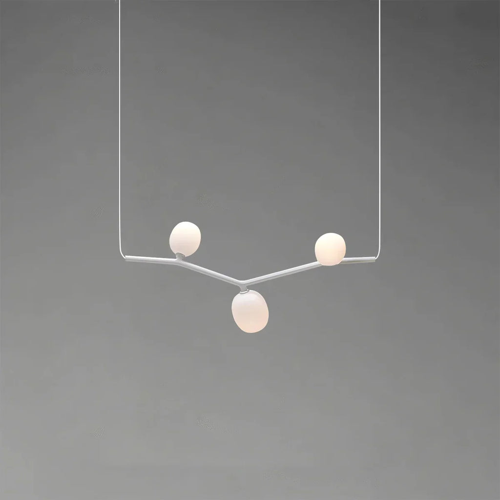 Nordischer kreativer Kronleuchter aus Glas mit Ästen | Desfino