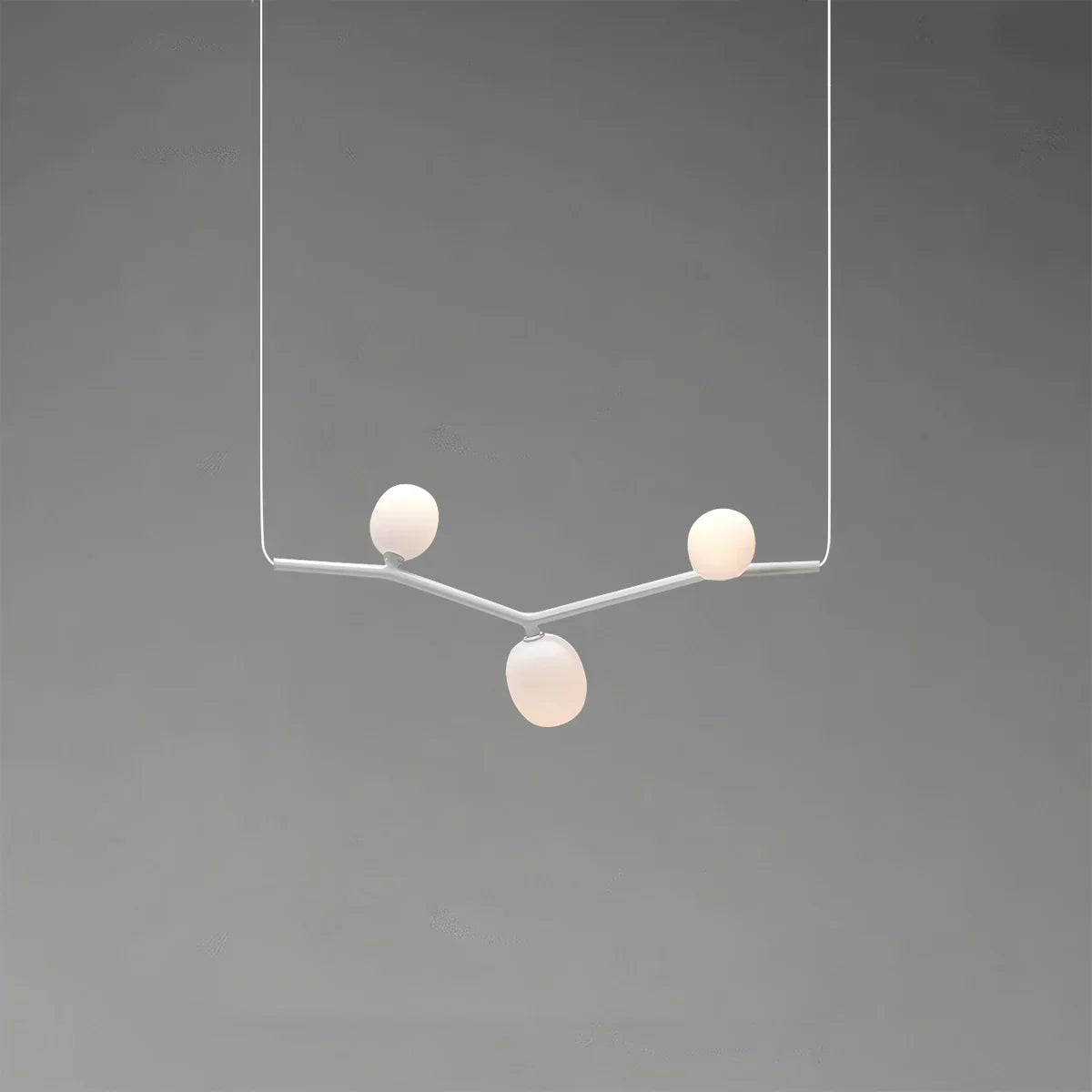 Nordischer kreativer Kronleuchter aus Glas mit Ästen | Desfino