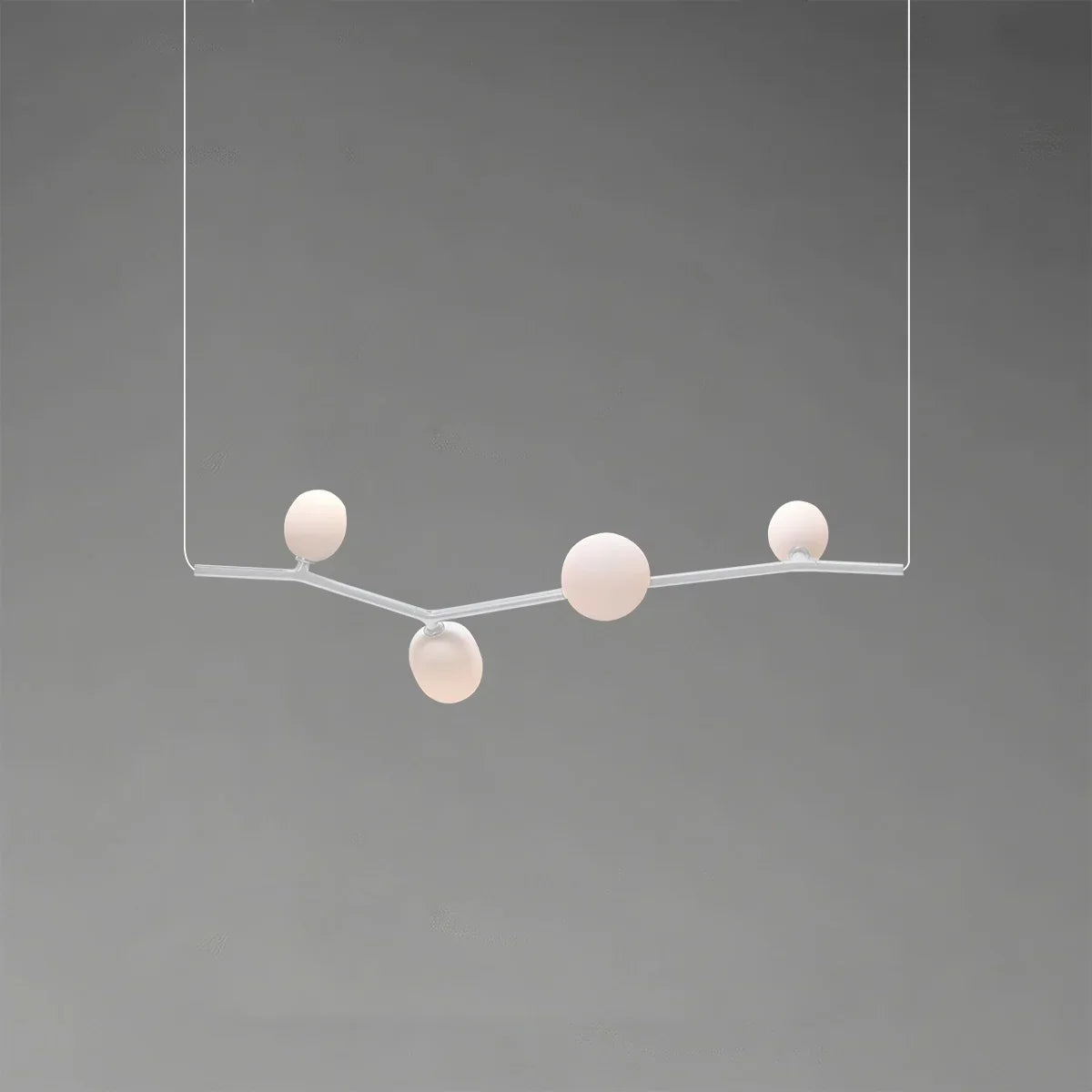 Nordischer kreativer Kronleuchter aus Glas mit Ästen | Desfino