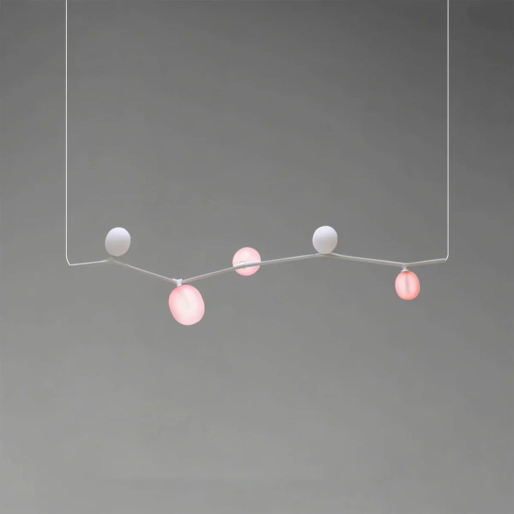 Nordischer kreativer Kronleuchter aus Glas mit Ästen | Desfino